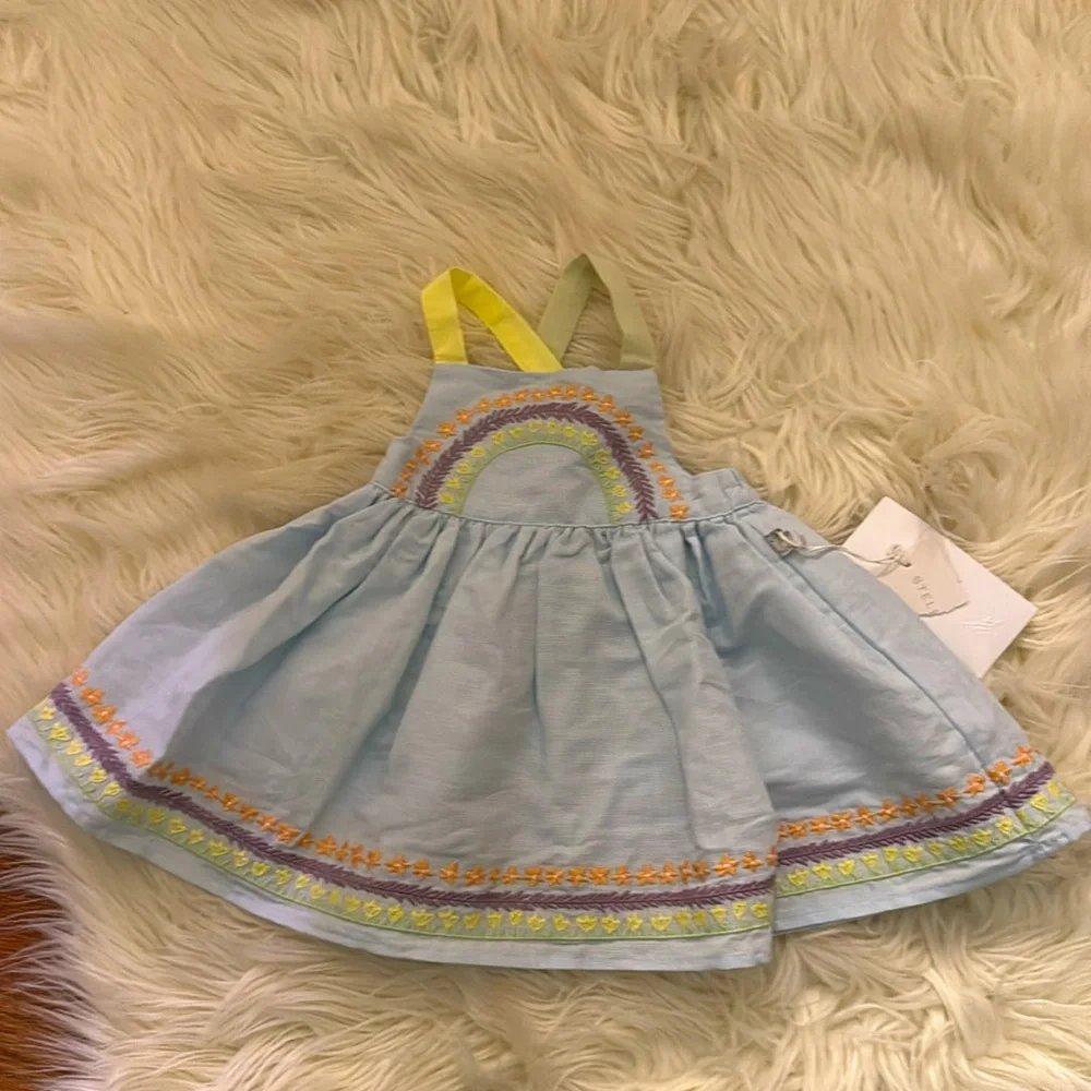 STELLA‎ MCCARTNEY Colorful Embroidered Kids Dress 9 months